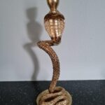 Kandelaar Cobra poly goud