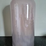 Jelle Quint Keramiek vaas cilinder parelmoer roze