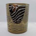 Light&Living theelicht zebra goud