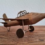 Houten vliegtuig 26cm