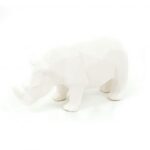 Housevitamin geometrische neushoorn - wit