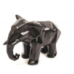 Housevitamin geometrische olifant - zwart