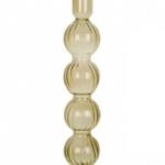 PT Living kandelaar swirl glas bubbles green L