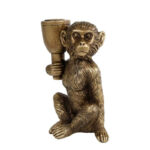 Gifts Amsterdam aap kandelaar-goud