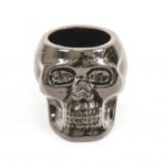 Housevitamin skull plantenpot-zwart