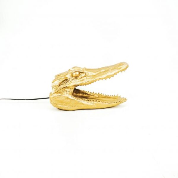 Housevitamin krokodil tafellamp - goud 2