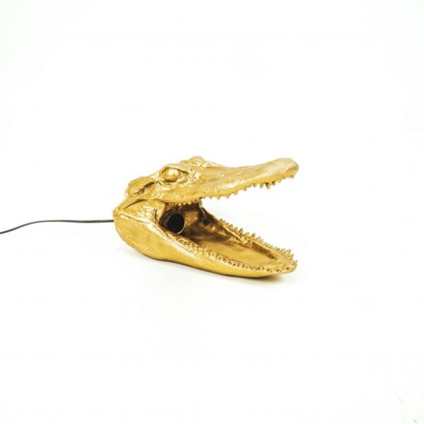 Housevitamin krokodil tafellamp - goud