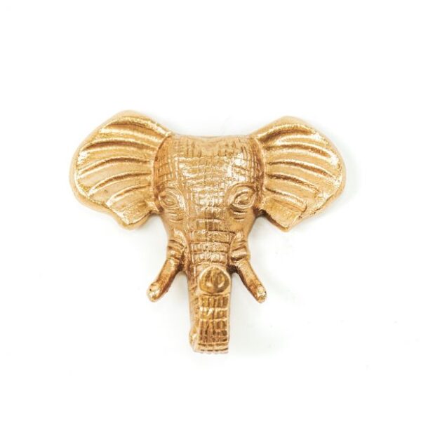 Housevitamin muurhaak olifant - Goud 1